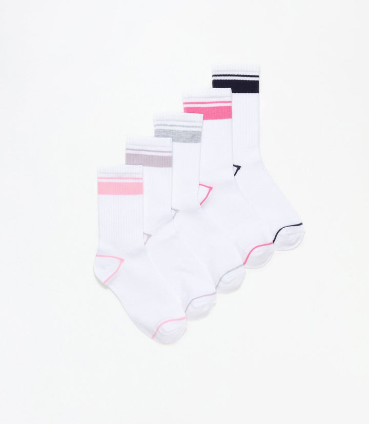 Moudda Lefties - Pack 5 Chaussettes Longues Sport - Rayures - Tunisie 1