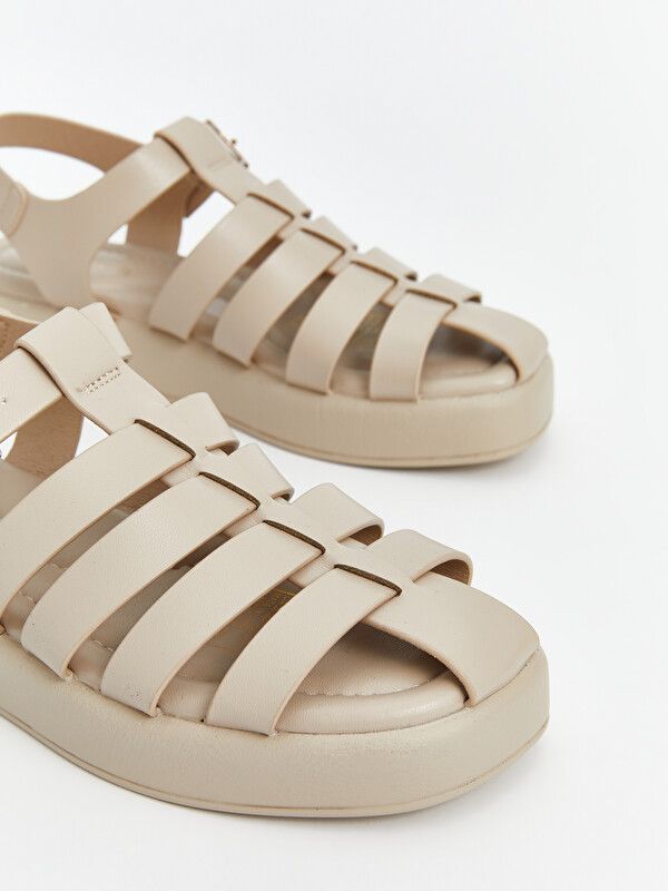 Moudda LC Waikiki - Sandales pour Femme couleur Beige - Tunisie 3