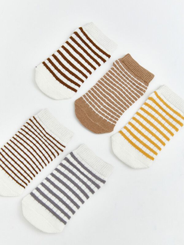Moudda LC Waikiki - Chaussettes liner trainer (sport) pour Garçon couleur Écru - Tunisie 2