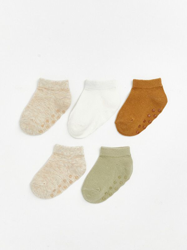 Moudda LC Waikiki - Chaussettes liner trainer (sport) pour Garçon couleur Beige mélangé - Tunisie 1