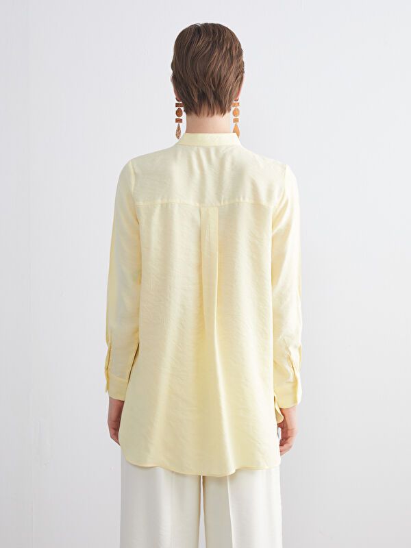Moudda LC Waikiki - Tunique à manches longues Femme Jaune clair - Tunisie 4