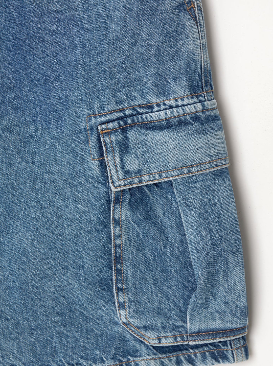 Moudda PULL & BEAR - Bermuda Denim Cargo Basique STWD - Tunisie 6
