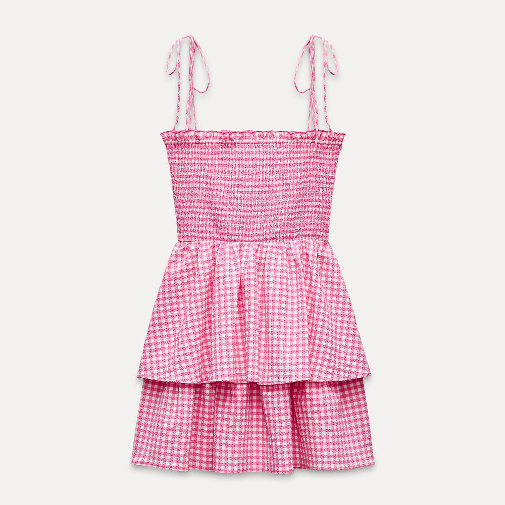 Moudda ZARA - Robe courte à carreaux Vichy - Tunisie 2