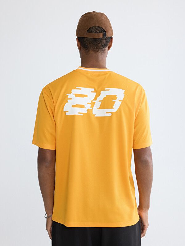 Moudda LC Waikiki - T-shirt imprimé manches courtes en jersey pour Homme couleur Orange terne - Tunisie 4