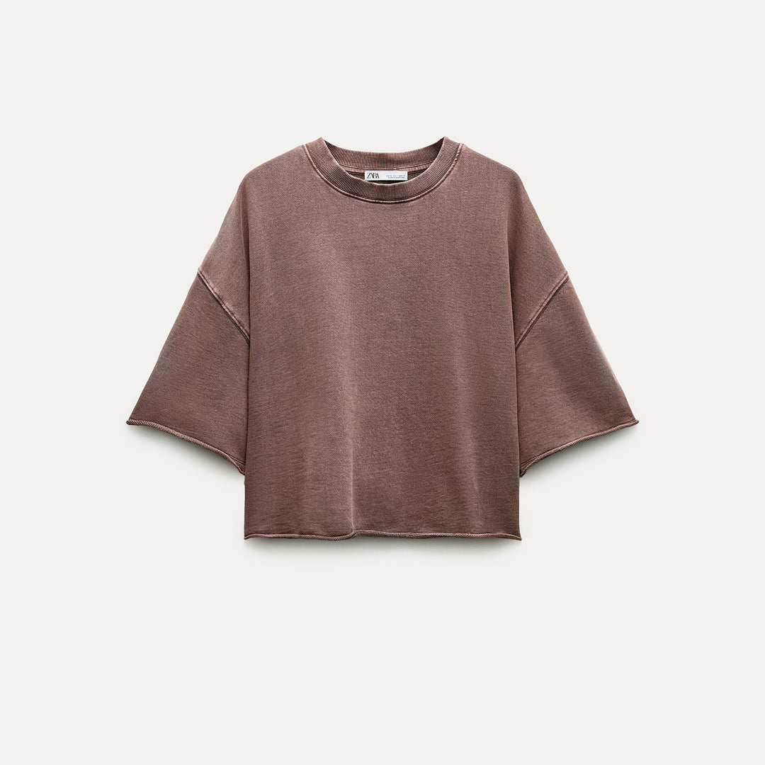 Moudda ZARA - Sweat en Éponge Manches Courtes - Tunisie 1