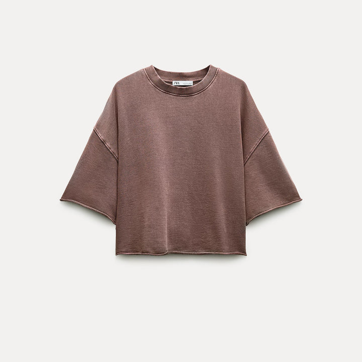 Moudda ZARA - Sweat en Éponge Manches Courtes - Tunisie 1