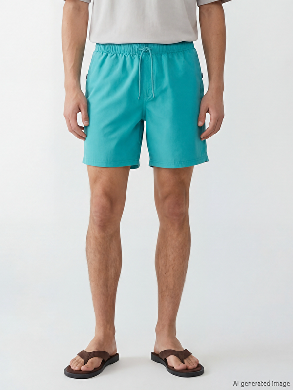Moudda LC Waikiki - Maillot de bain pour Homme couleur Pétrole terne - Tunisie 2
