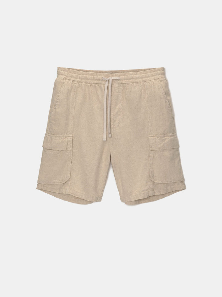 Moudda PULL & BEAR - Bermuda Trunk Cargo Lin Rustique - Tunisie 3