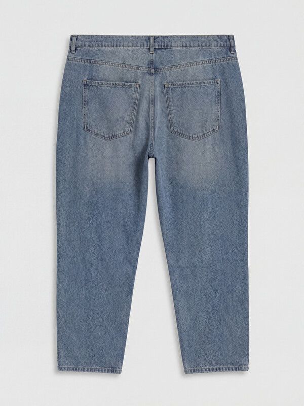 Moudda LC Waikiki - Jean basique en denim pour Femme couleur Teinte Bleu indigo moyenne - Tunisie 2