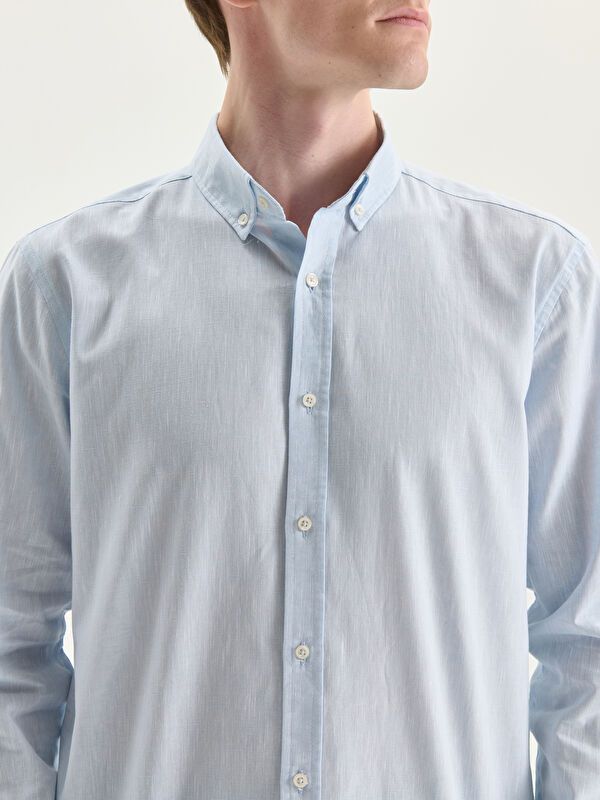 Moudda LC Waikiki - Chemise tissée à manches longues pour Hommes - Tunisie 3