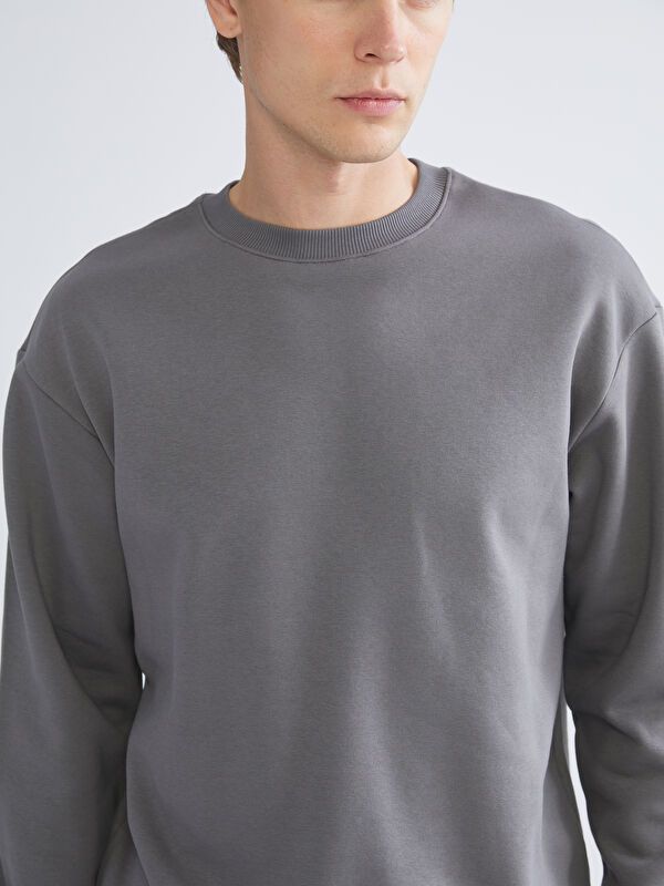 Moudda LC Waikiki - Sweatshirt en jersey Homme Gris foncé - Tunisie 3