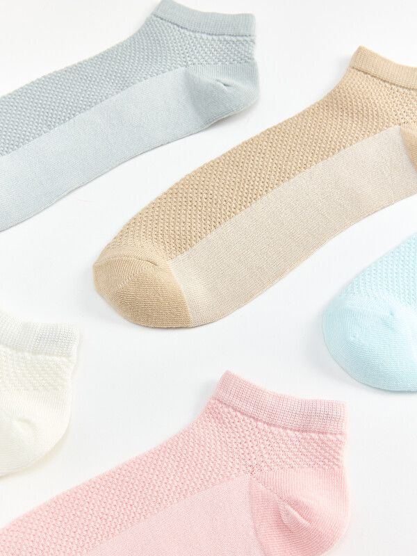 Moudda LC Waikiki - Chaussettes liner trainer (sport) pour Femme couleur Gris clair - Tunisie 2