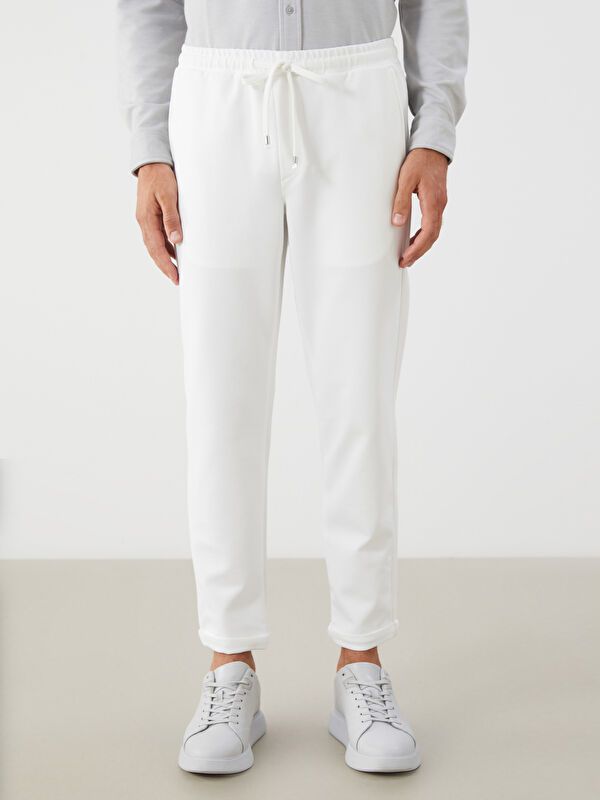 Moudda LC Waikiki - Pantalon tissé moyen Homme Ecru - Tunisie 2