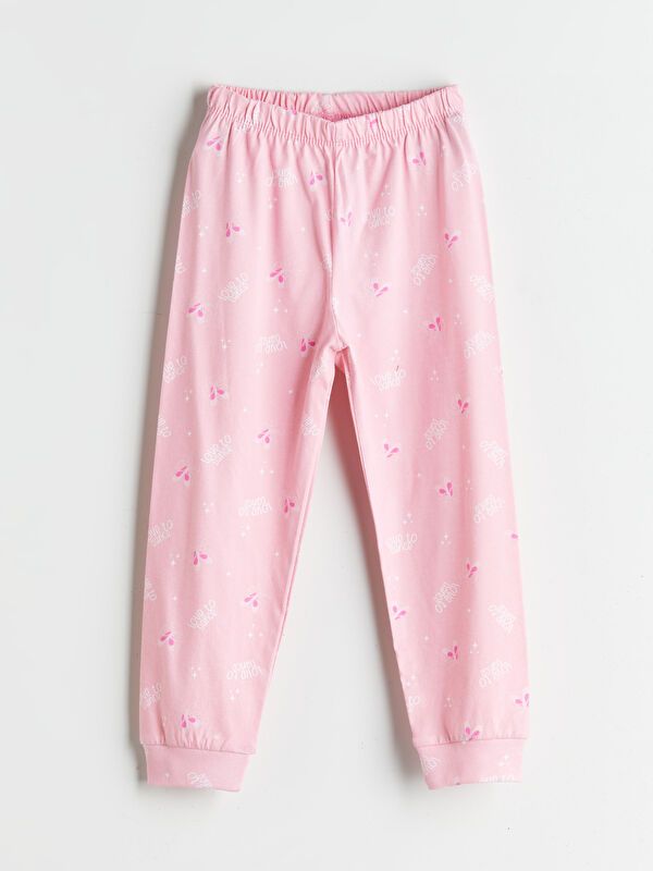 Moudda LC Waikiki - Pyjama en jersey manches longues moyen Fille Lilas - Tunisie 3