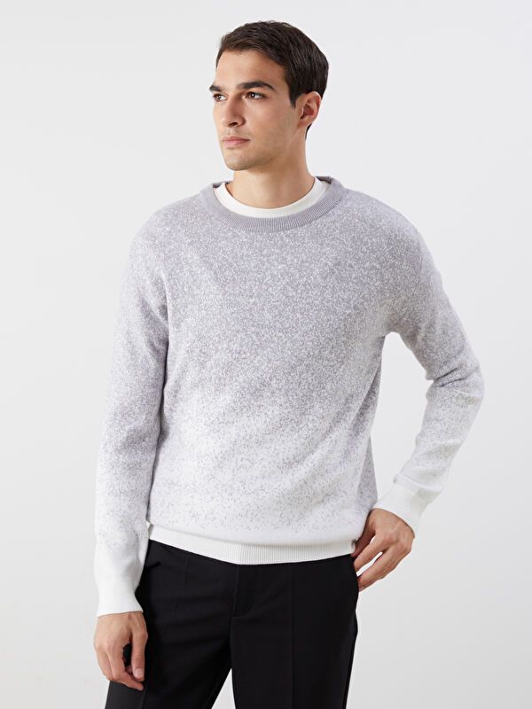 Moudda LC Waikiki - Pull en tricot Homme Mélange de gris - Tunisie 1