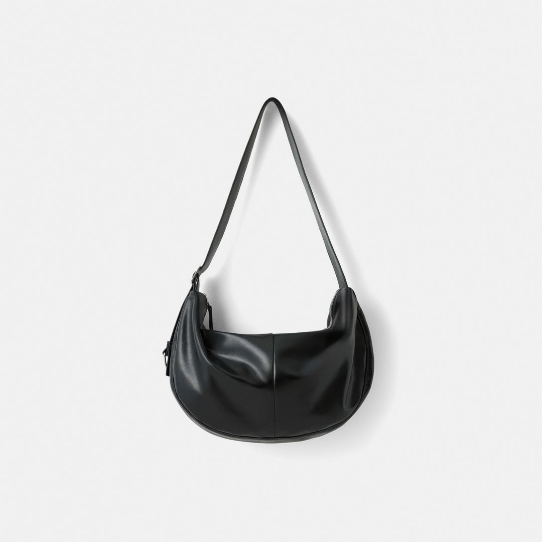 Moudda BERSHKA - Sac hobo XXL brillant noir - Tunisie 1
