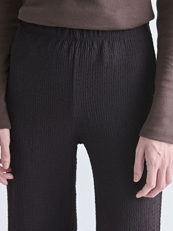 Moudda LC Waikiki - Pantalon jersey Femme Brun chocolat - Tunisie 3