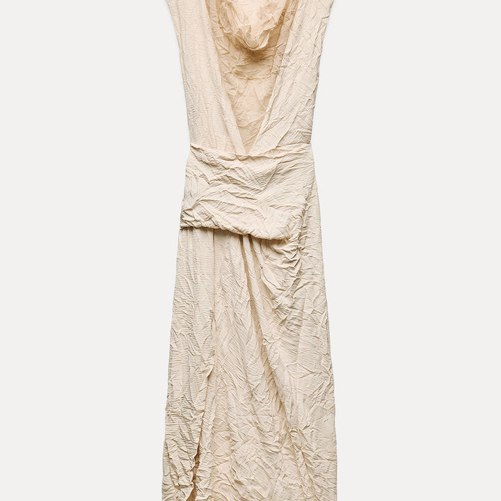 Moudda ZARA - Robe froissée combinée drapée - Tunisie 2