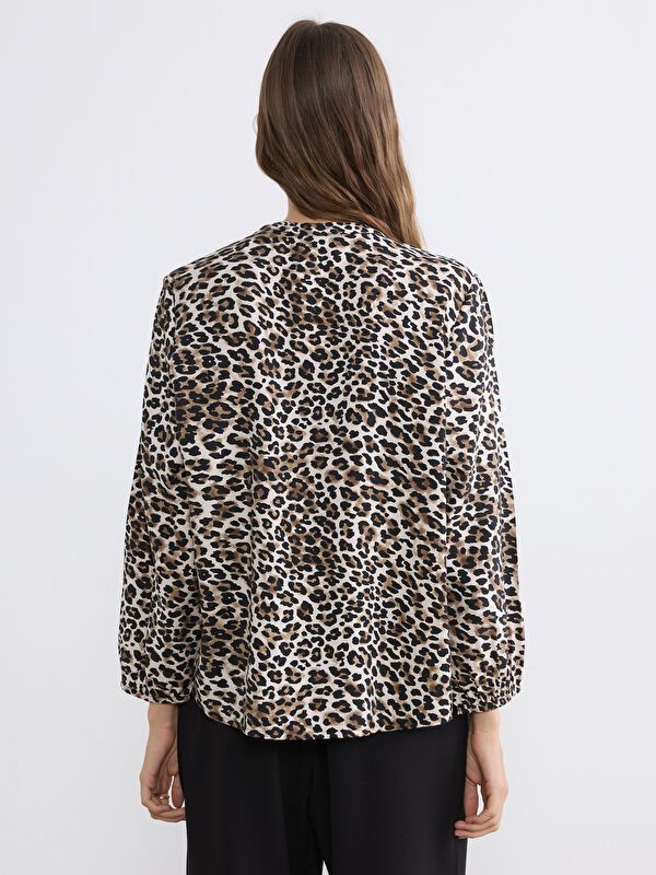 Moudda LC Waikiki - Chemisier (blouse) imprimé manches longues en tissu pour Femme - Tunisie 4