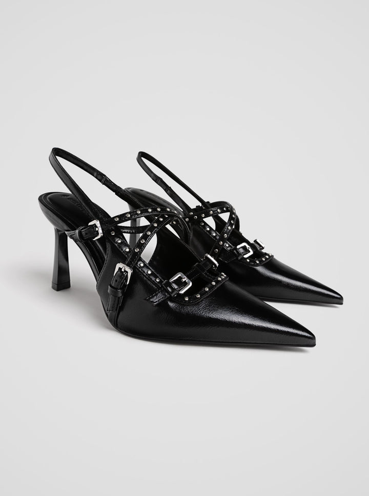 Moudda STRADIVARIUS - Chaussures à Talon avec Clous - Tunisie 2