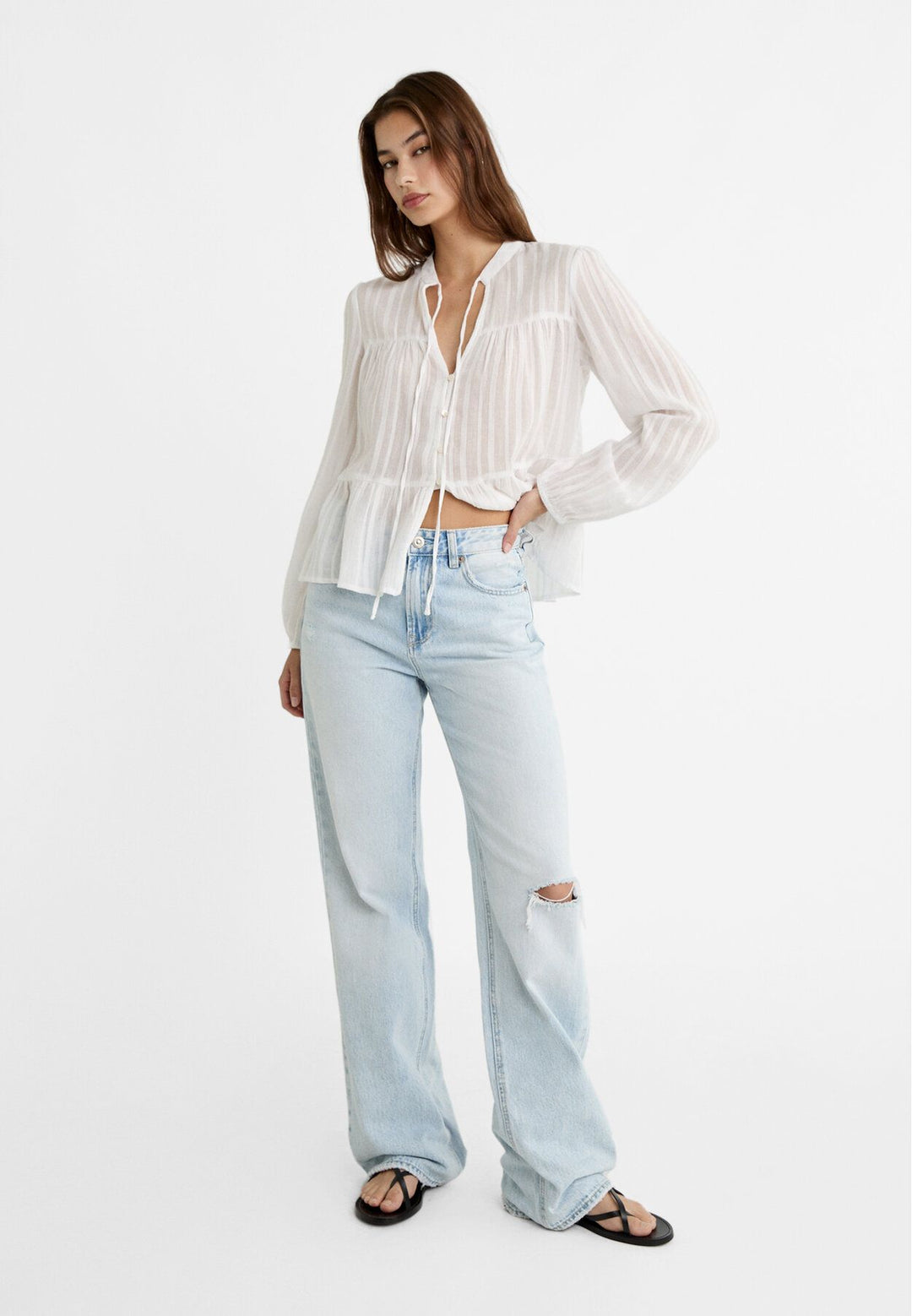 Moudda STRADIVARIUS - Blouse Boho à Étages - Tunisie 3