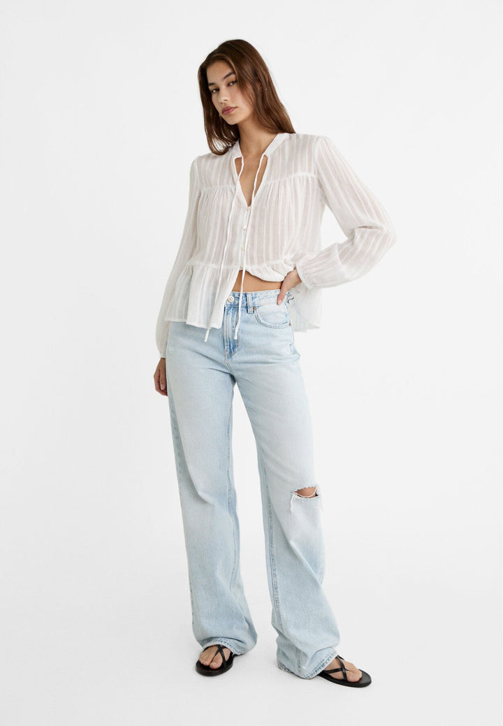 Moudda STRADIVARIUS - Blouse Boho à Étages - Tunisie 3
