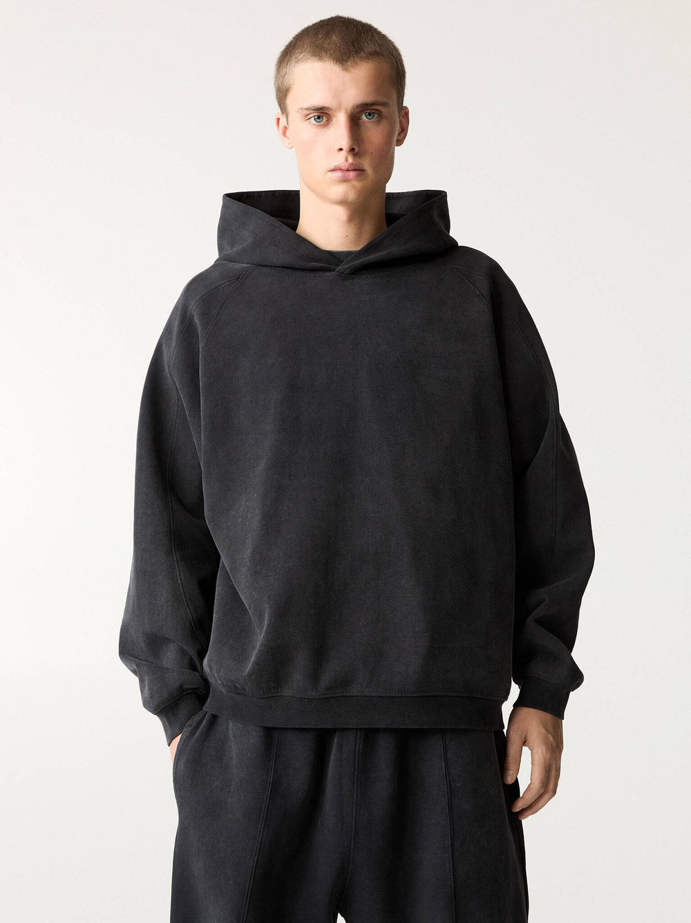 Moudda PULL & BEAR - Sweat Capuche Interlock Lavé - Coupes - Tunisie 2