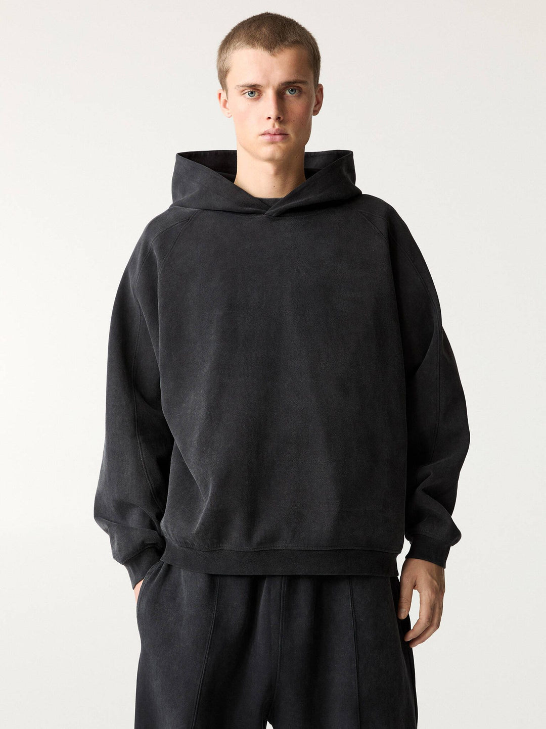 Moudda PULL & BEAR - Sweat Capuche Interlock Lavé - Coupes - Tunisie 2