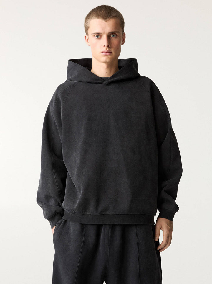 Moudda PULL & BEAR - Sweat Capuche Interlock Lavé - Coupes - Tunisie 2