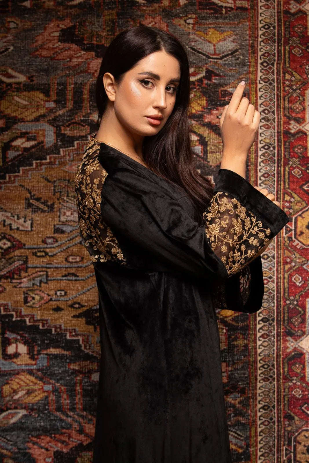 Moudda Tresors De Mimi - Caftan Jumana Noir - Tunisie 2