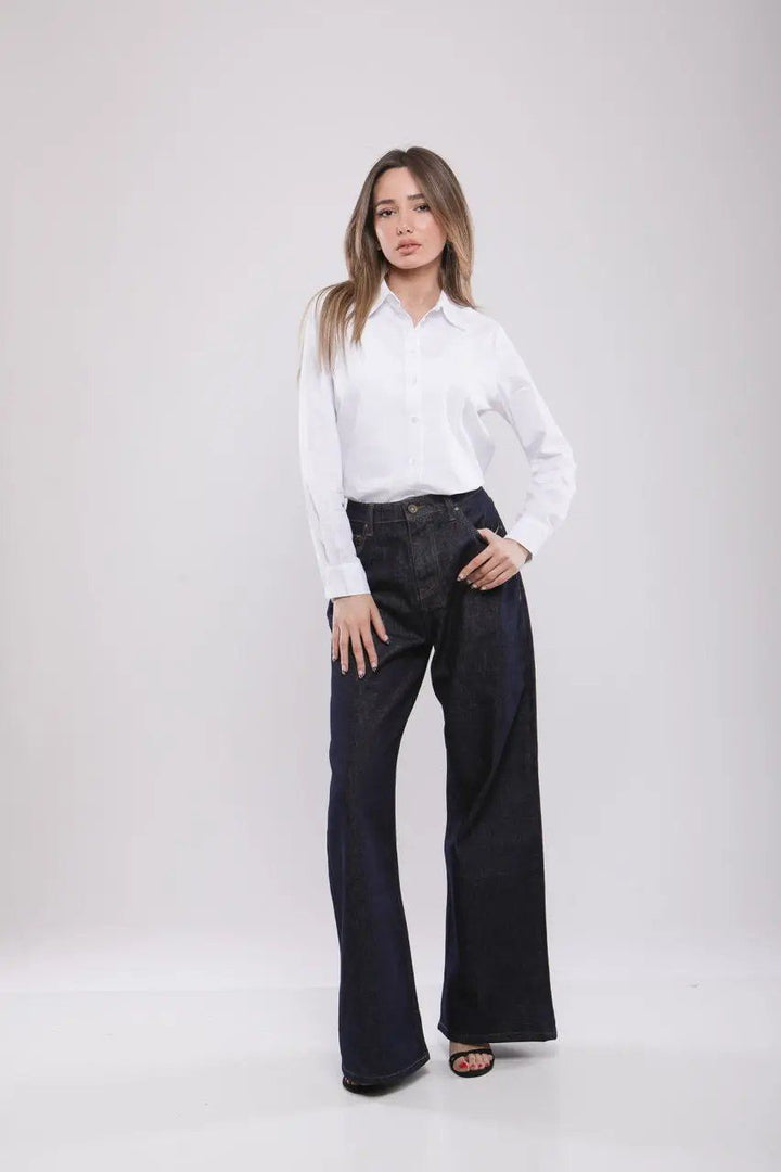 Moudda Billiorich - Pantalon Large Femme en Jean - Tunisie 4