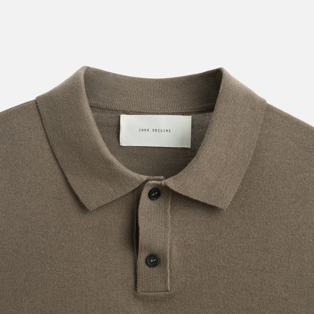 Moudda ZARA - Pull Polo - Laine/Coton Fin Origins - Tunisie 3