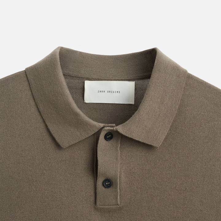 Moudda ZARA - Pull Polo - Laine/Coton Fin Origins - Tunisie 3