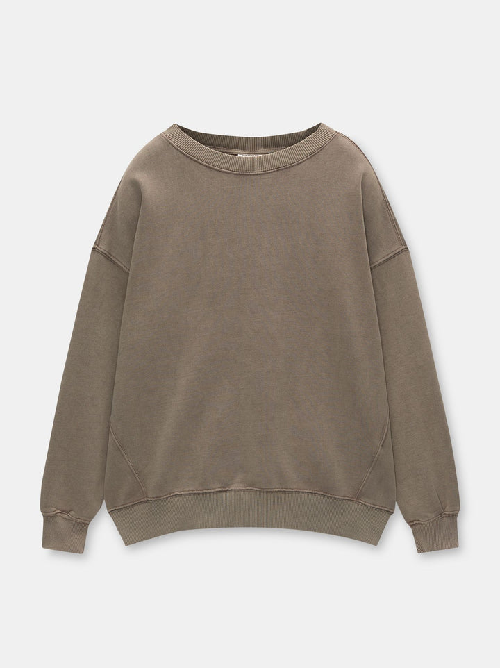 Moudda PULL & BEAR - Sweat Oversize Coupes Manches En Ligne - Tunisie 3
