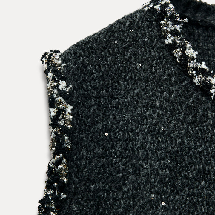 Moudda ZARA - Robe courte manches courtes fil fantaisie - Tunisie 3