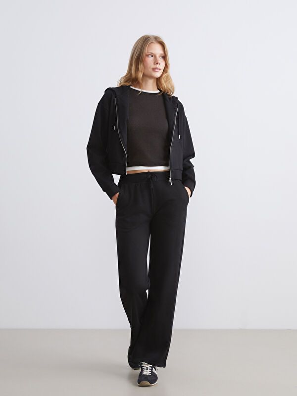 Moudda LC Waikiki - Pantalon en jersey Femme Noir - Tunisie 1