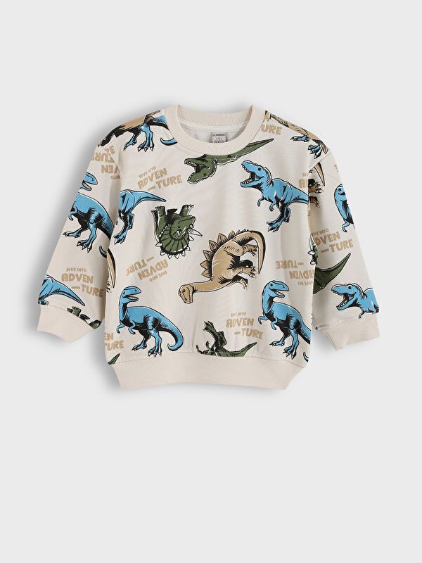 Moudda LC Waikiki - Ensemble en jersey manches courtes Garçon Beige clair - Tunisie 2