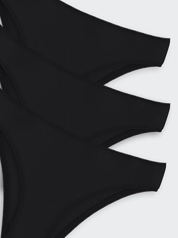 Moudda LC Waikiki - Slip basique Femme Noir - Tunisie 3