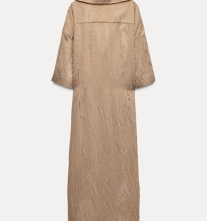 Moudda ZARA - Robe paréo mi-longue rayée - Tunisie 5