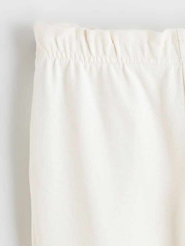 Moudda LC Waikiki - Ensemble en jersey couleur Crème pour filles - Tunisie 6