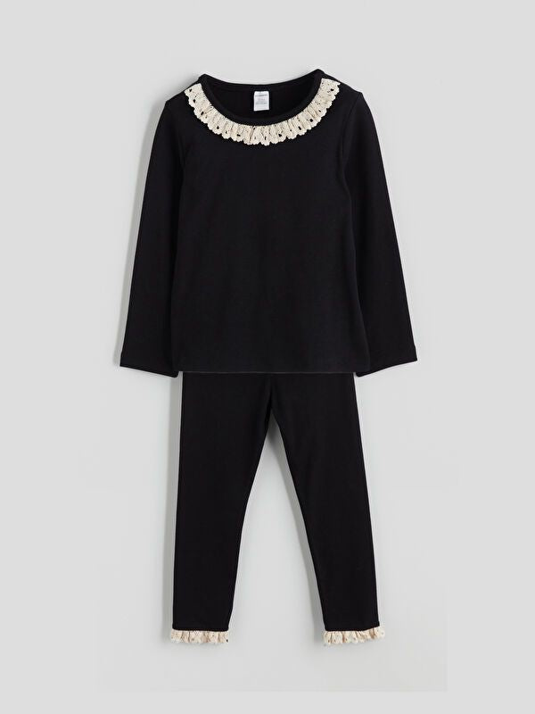 Moudda LC Waikiki - Ensemble jersey Fille Noir - Tunisie 1