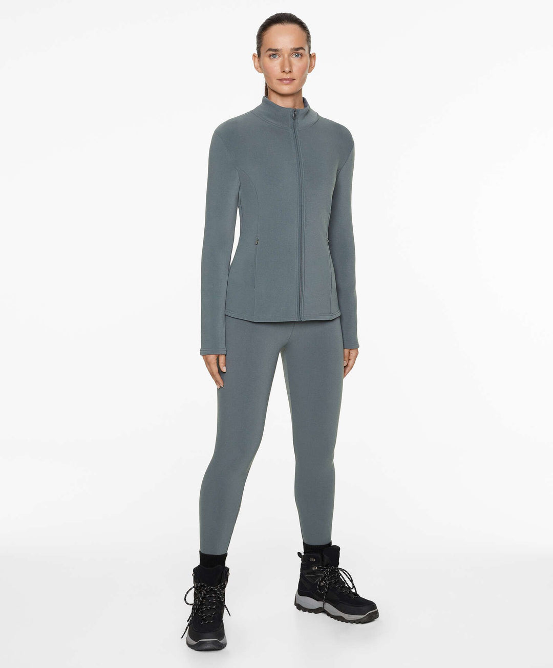 Moudda Oysho - Veste Manches Longues Running Super Extra Chaud - Basic - Tunisie 2