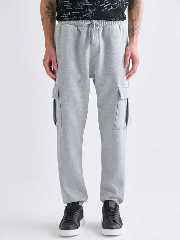 Moudda LC Waikiki - Pantalon en jersey Homme Mélange de gris - Tunisie 2