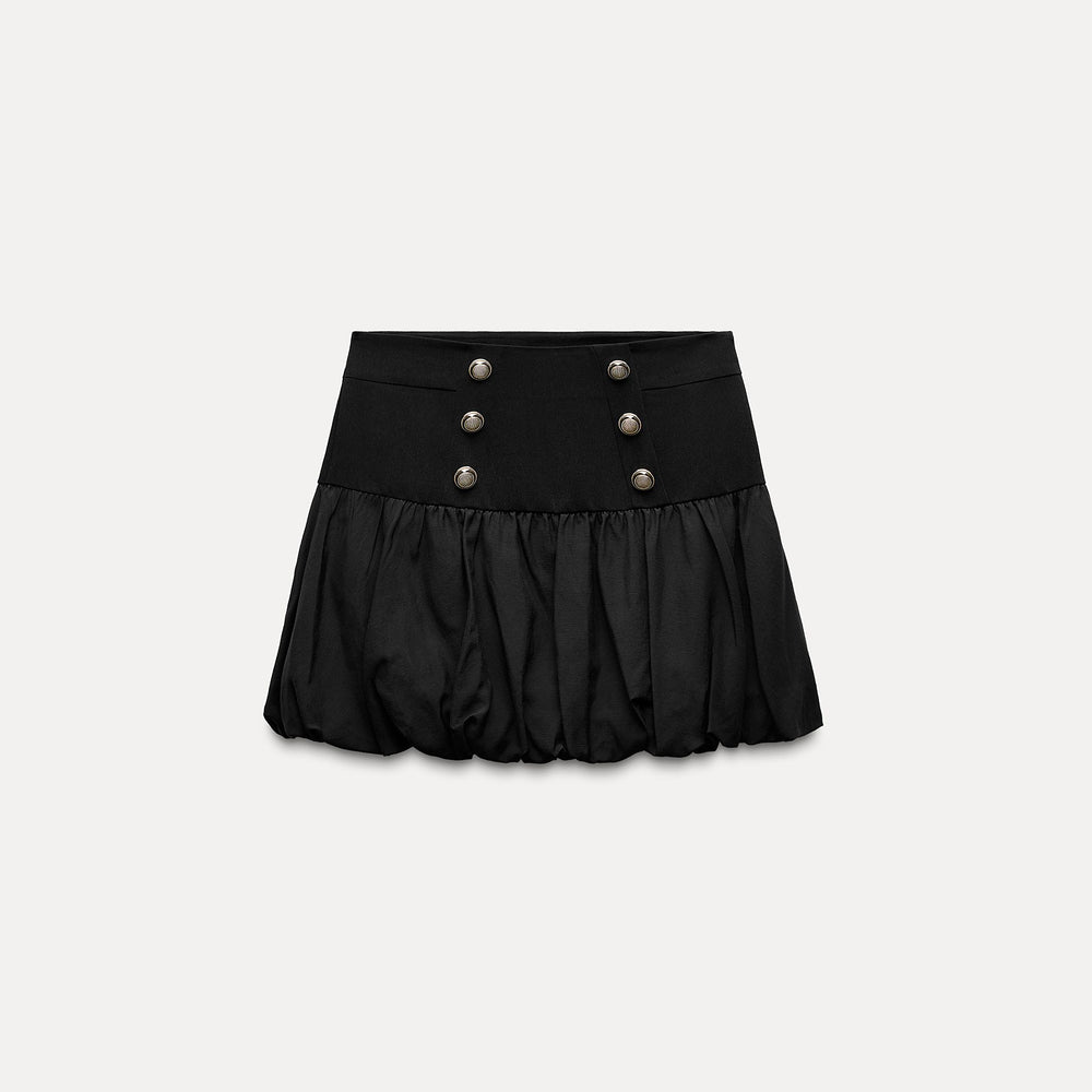 Moudda ZARA - Mini Jupe Boule à Boutons Dorés - Tunisie 2