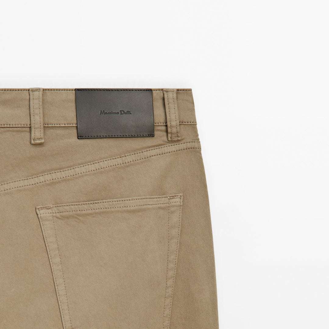 Moudda Massimo Dutti - Pantalon jean Bull denim coupe slim - Tunisie 7