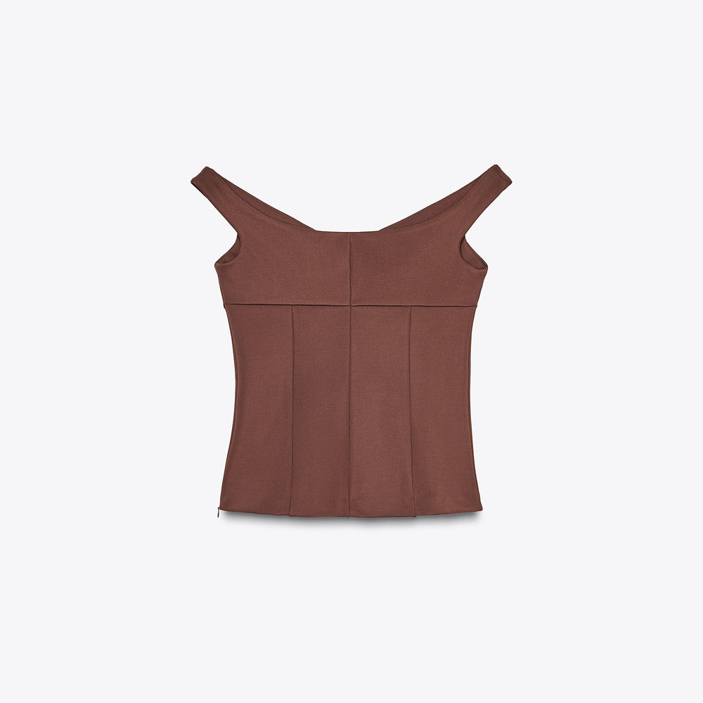 Moudda ZARA - Top Off-Shoulder - Twill - Tunisie 2
