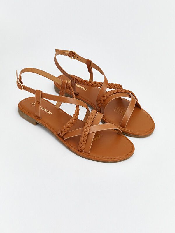Moudda LC Waikiki - Sandales pour Femme couleur Camel - Tunisie 1