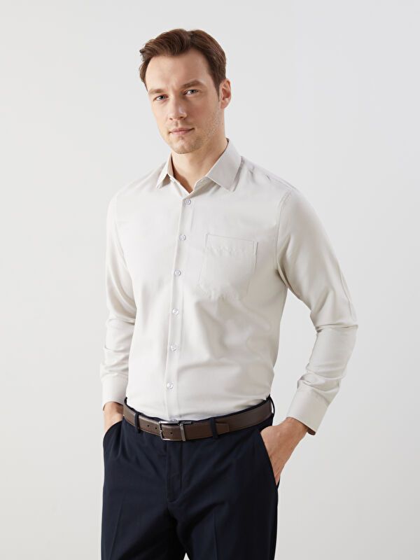 Moudda LC Waikiki - Chemise tissée à manches longues pour Hommes - Tunisie 1