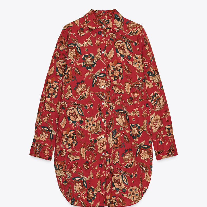 Moudda ZARA - Chemise Longue - Imprimée - Tunisie 1