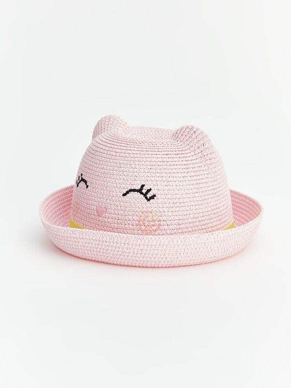 Moudda LC Waikiki - Chapeau de paille pour Fille couleur Rose clair - Tunisie 1
